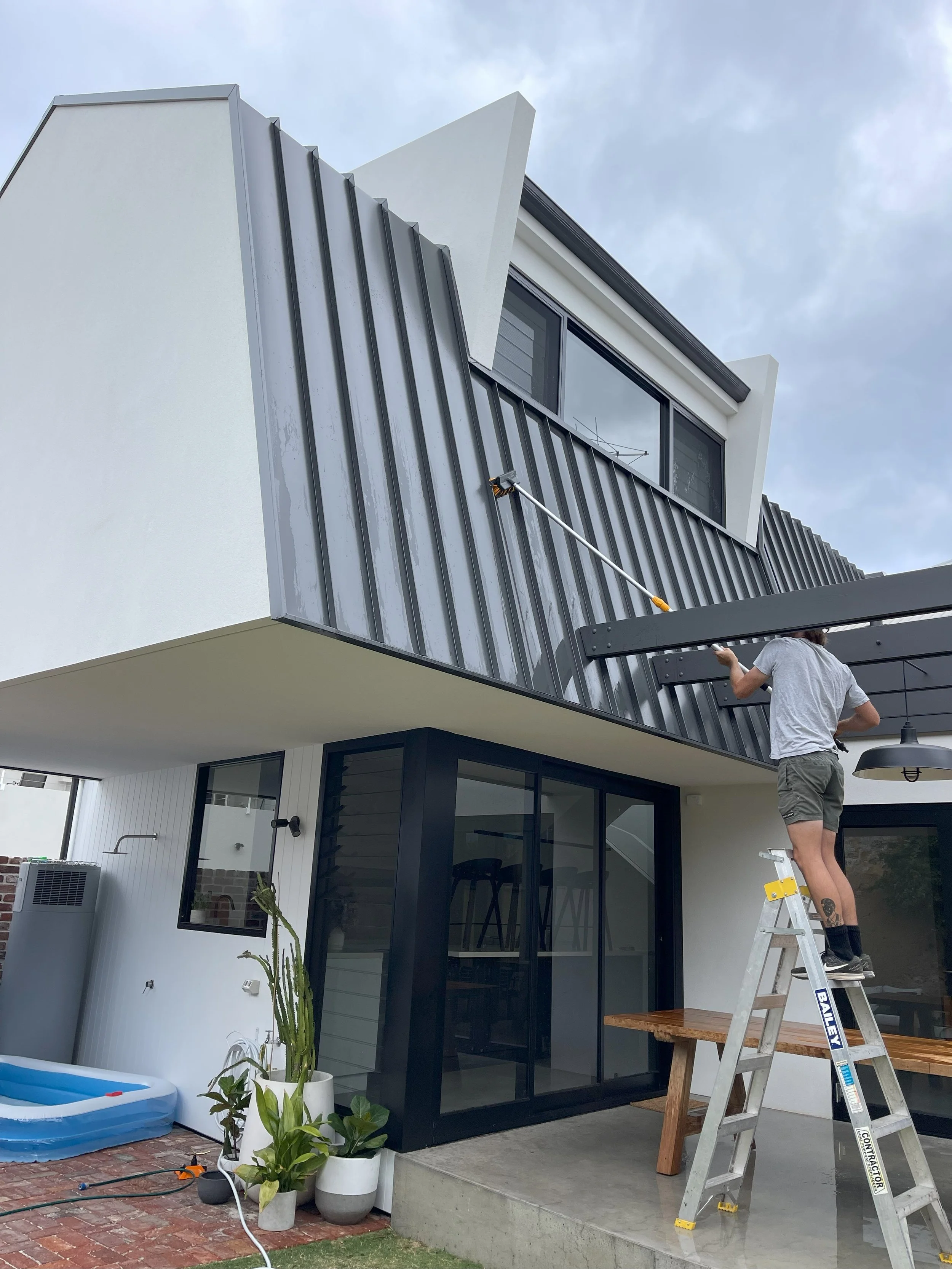 But you can give it a bit of a scrub, too.