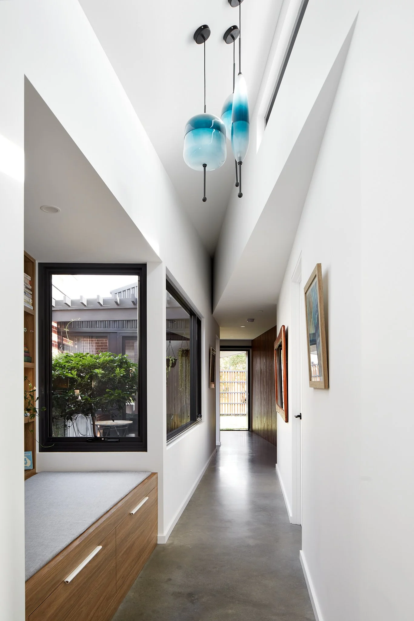 An internal pocket courtyard at our East Fremantle project.        