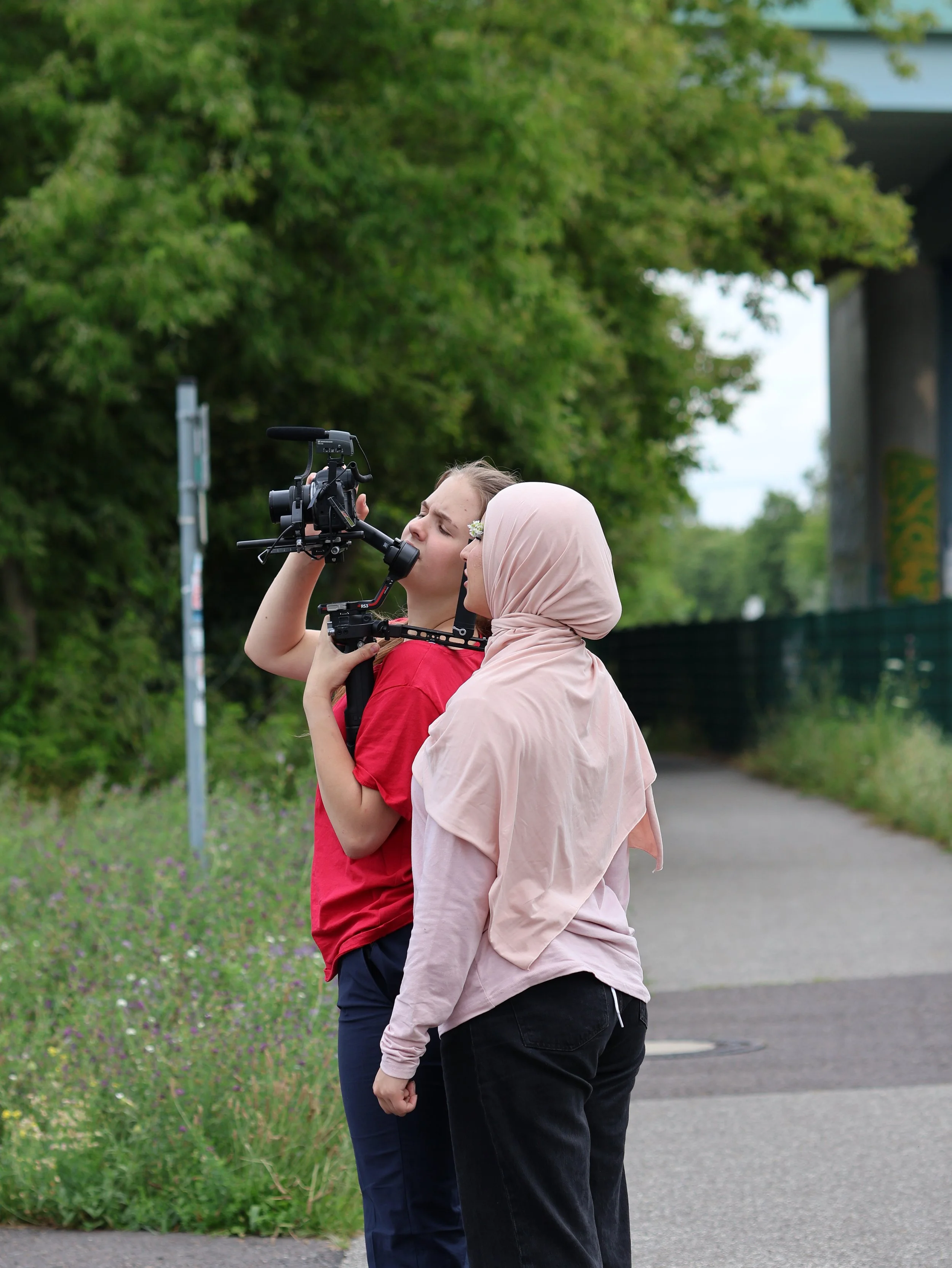 Dreharbeiten Zwangslager Marzahn, Berlin