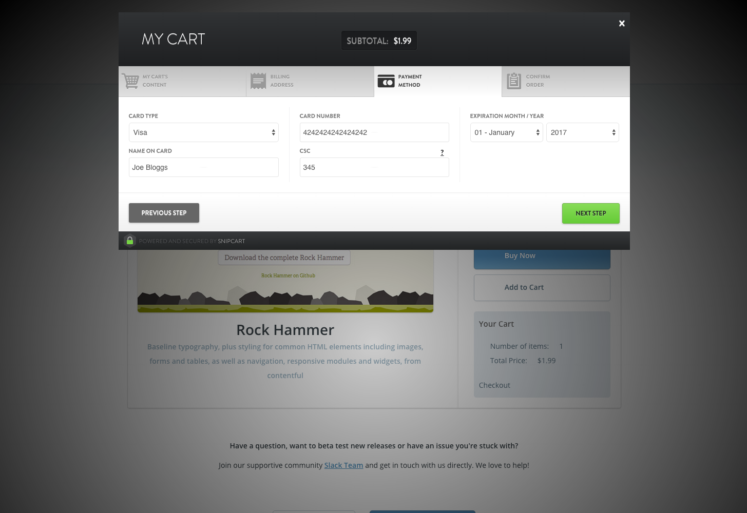 Payment Details