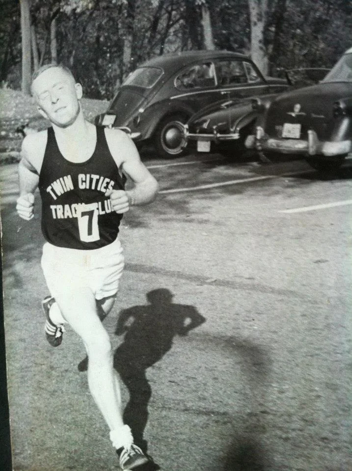 Jeff Reneau at the 1965 City of Lakes Marathon