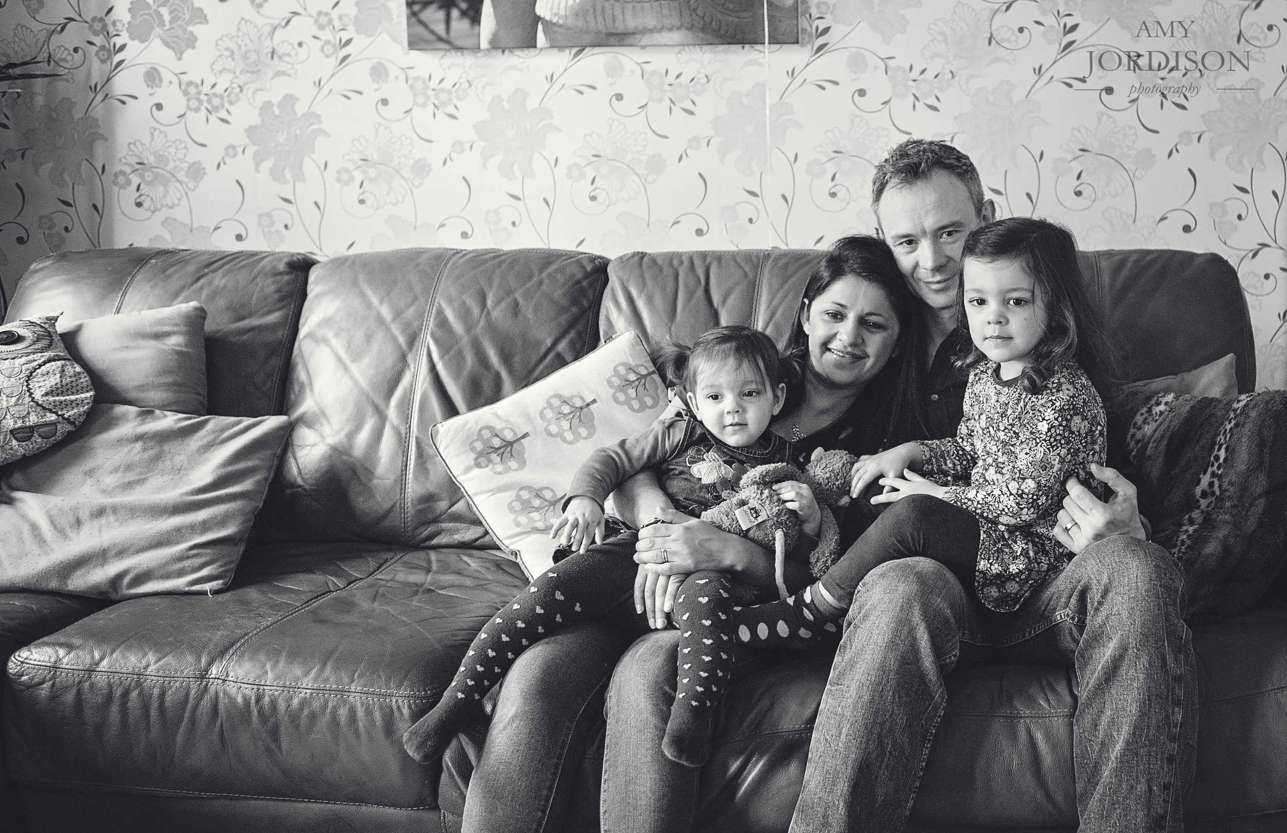 Family Photoshoot at Home in Yorkshire: Amy Jordison Photography