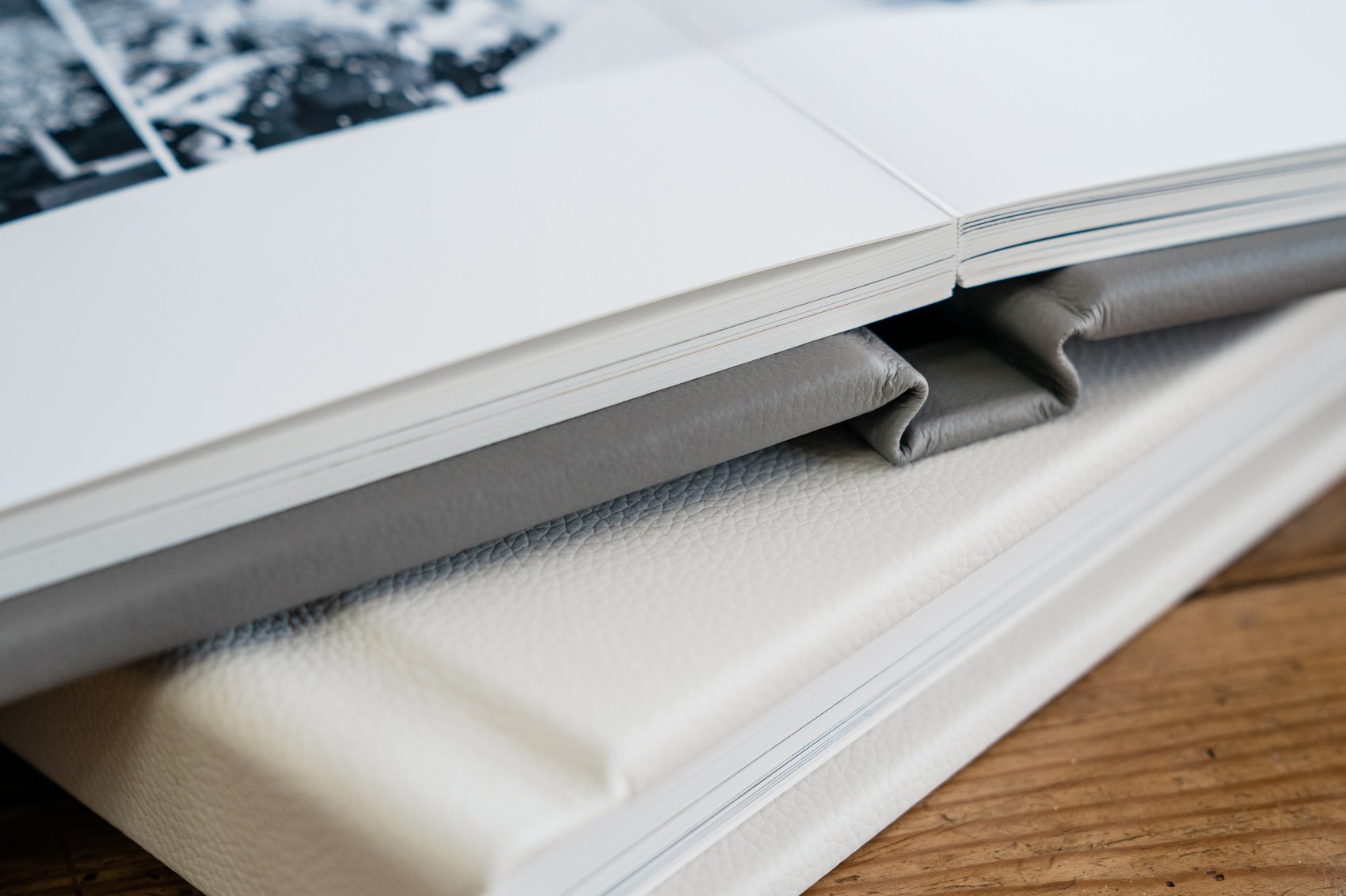 Bespoke leather fine art books