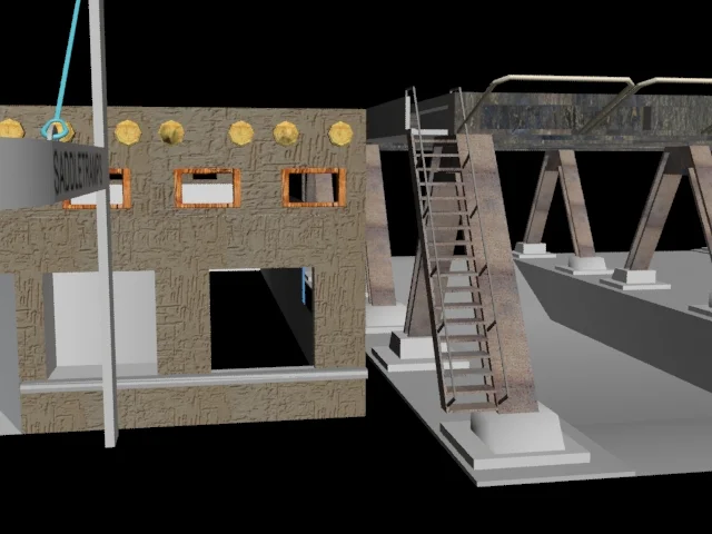 Work-In-Progress Perspective Render