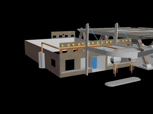 Work-In-Progress Perspective Render