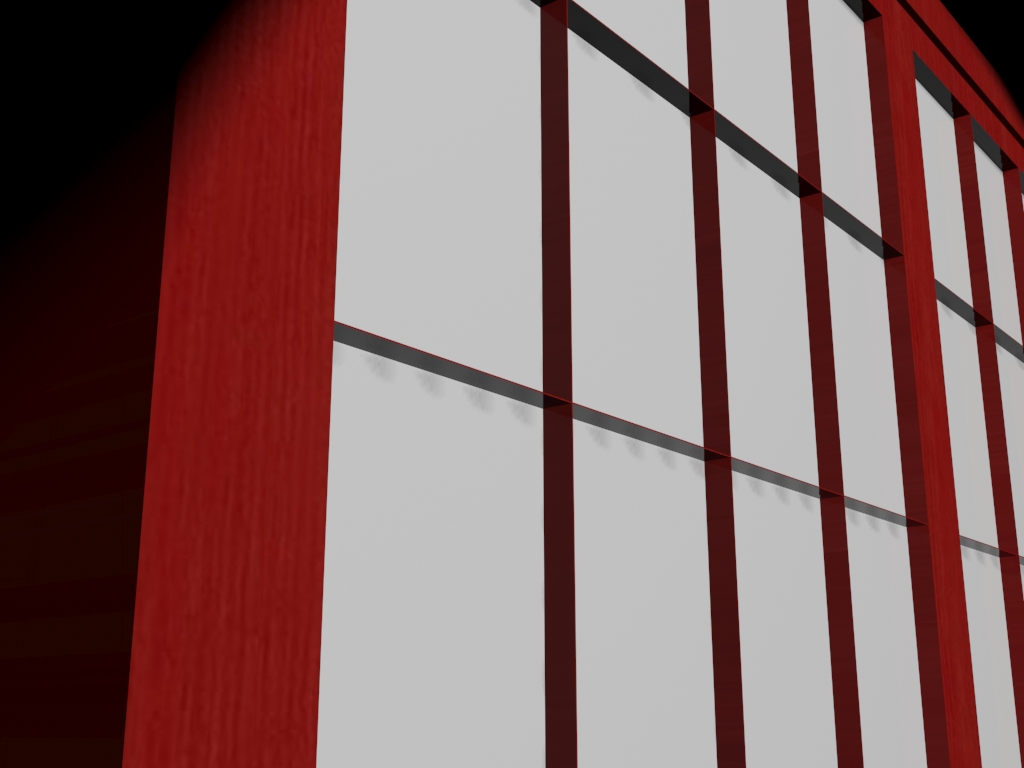 Asian-Inspired Screen Door