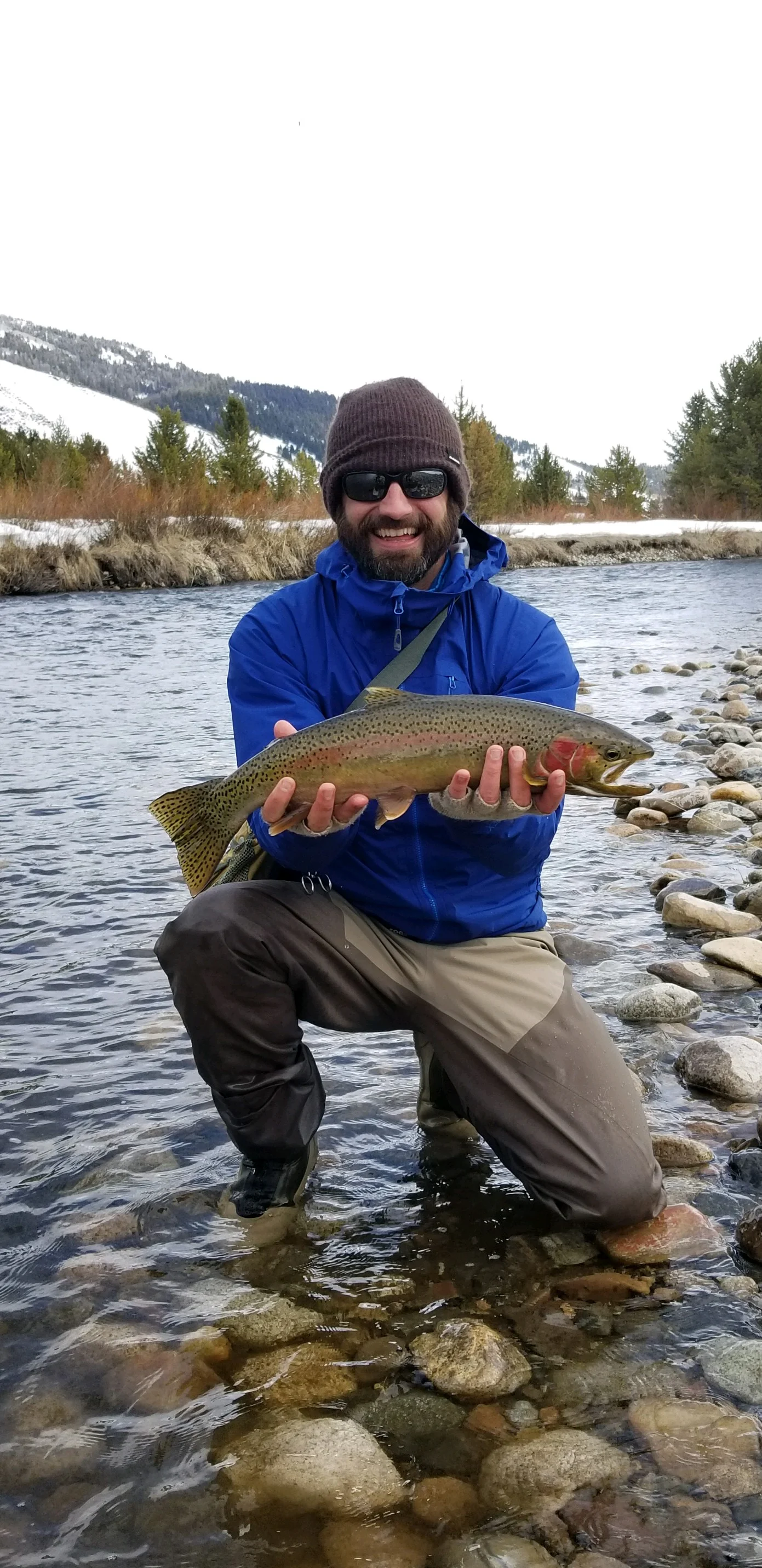 John's first Salmon River steelhead