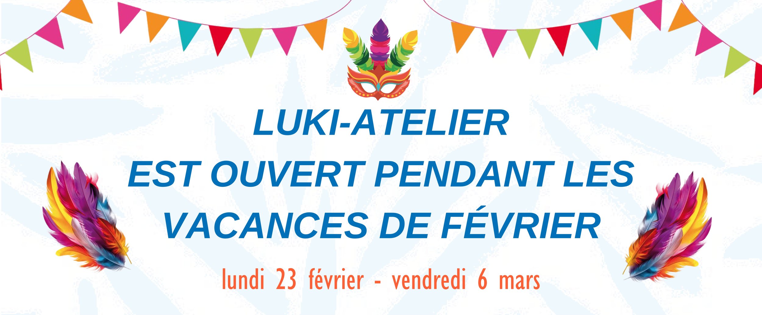 🎨 Vacances de février : découvrez le programme ✨