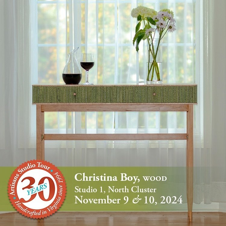 STUDIO 1 - Christina Boy Design

Christina Boy designs and builds one-of-a-kind and custom furniture and home goods. @christinaboydesign 

Cindy Liebel will curate a collection of fine jewelry, including one-of-a-kind pieces. @cindyliebeljewelry 

Kr