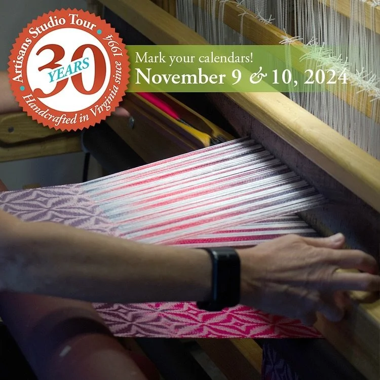 Studio Tour starts T O M O R R O W! 

The Artisan Studio Tour is a self guided tour- you get to pick and choose which studios you visit which day. This year there are 50 participating Artists in 25 Studios!
To help you make a plan visit the link in B