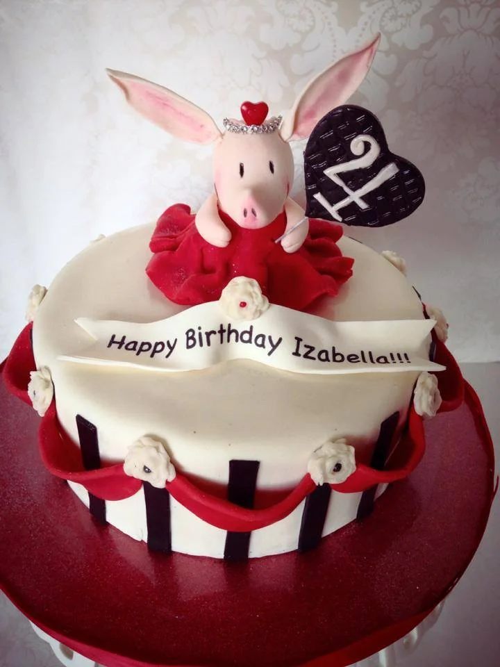 Pretty Pig Cake
