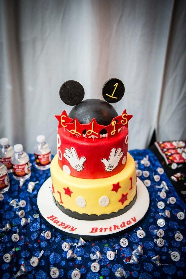 Mouse 1st Birthday Cake