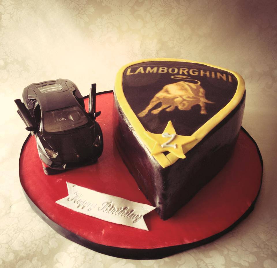 Lamborghini Car Cake