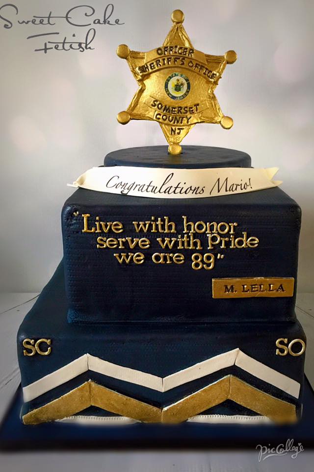 Police Academy Graduation Cake