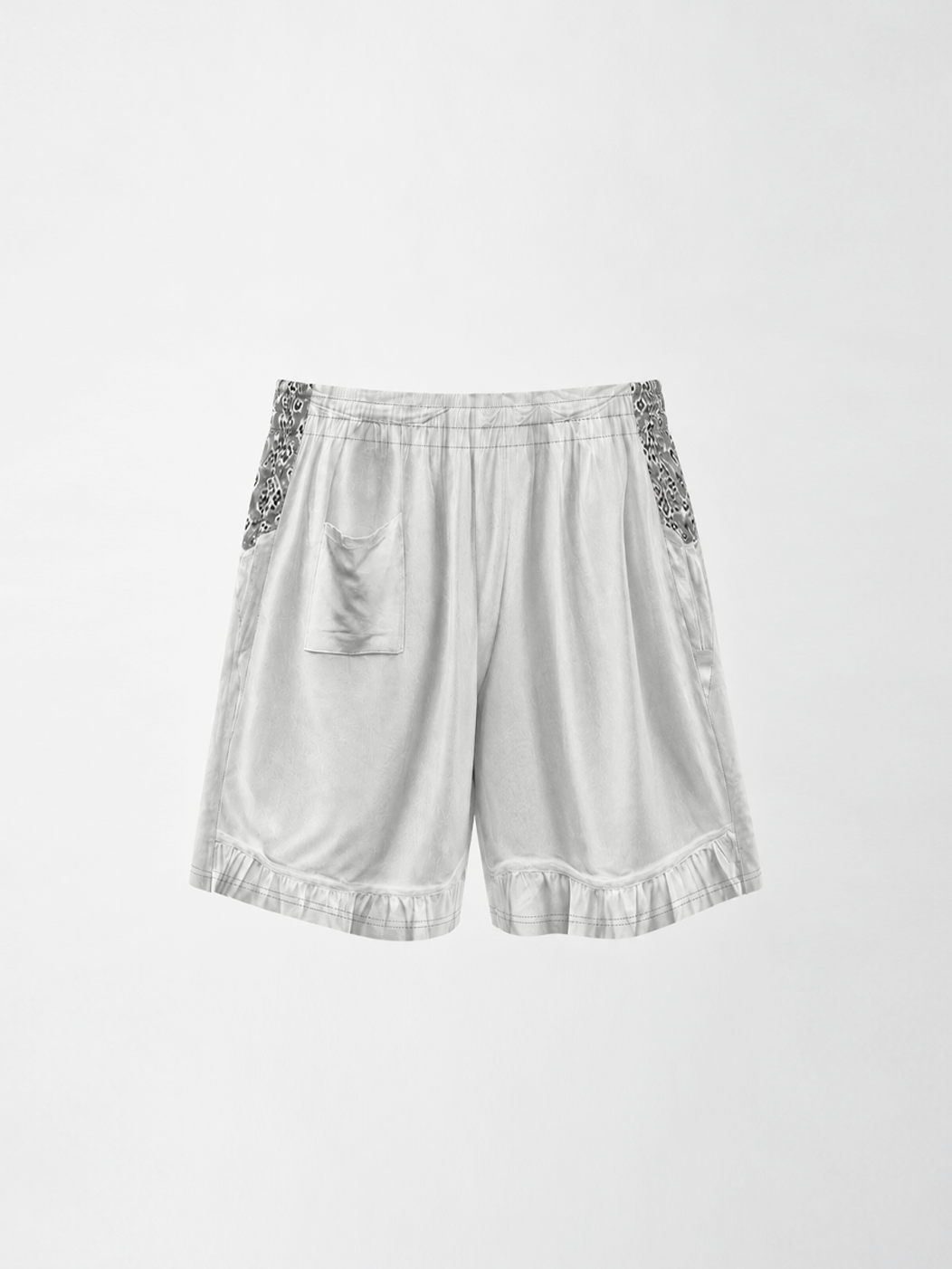 TROMPE L’ŒIL ZIP SHORTS