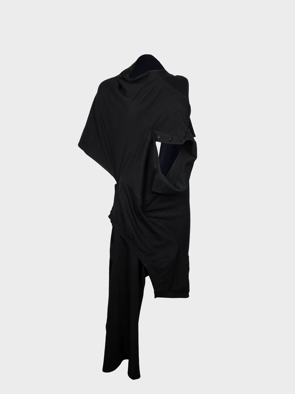 Draped black polo dress Sia Arnika Draped black polo dress Sia Arnika