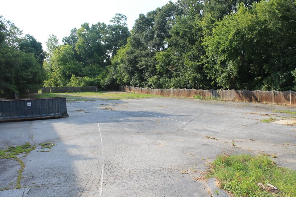 a portion of the onsite parking
