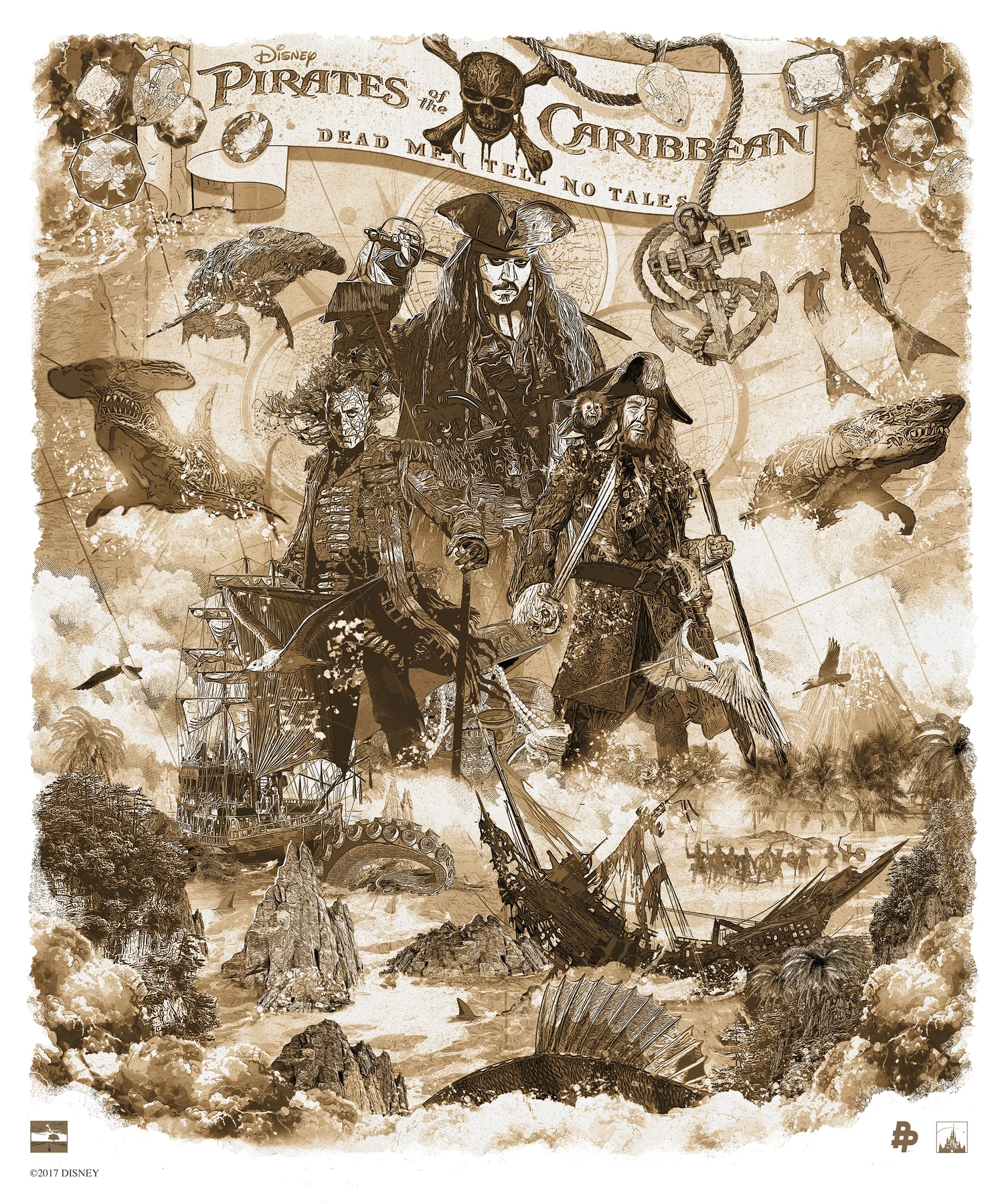 Official Pirates Of The Caribbean Dead Men Tell No Tales Chris Malbon
