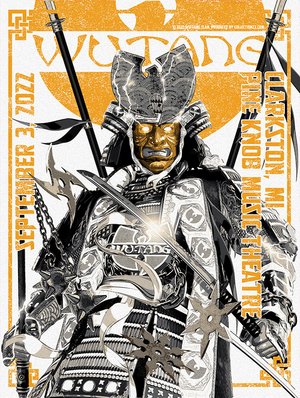 Official Wu-Tang Clan N.Y. State of Mind Tour Print 03/09 Official Wu-Tang Clan N.Y. State of Mind Tour Print 03/09