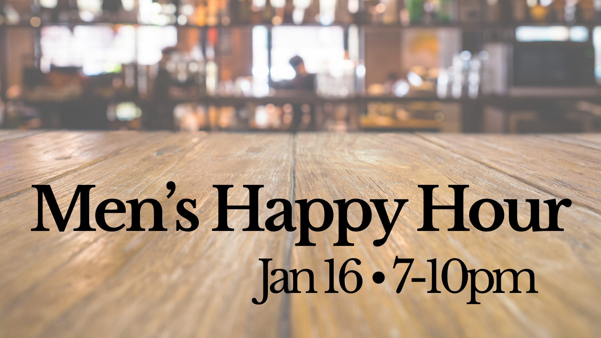 Men’s Happy Hour