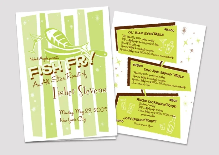 Each year Royal Alliance, one of the nation’s largest fee-based advisory services, pays tribute to their top advisors with a lavish trip. Warm Weather, Hot Times was the theme for the 2008 trip. The invitation and accompanying materials won the Silver Award in the Neenah Paperworks competition.