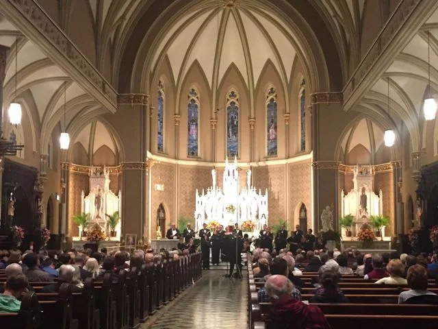 In 2014, the William Ferris Chorale returned to Our Lady of Mount Carmel Church, which was their concert home for 25 years.