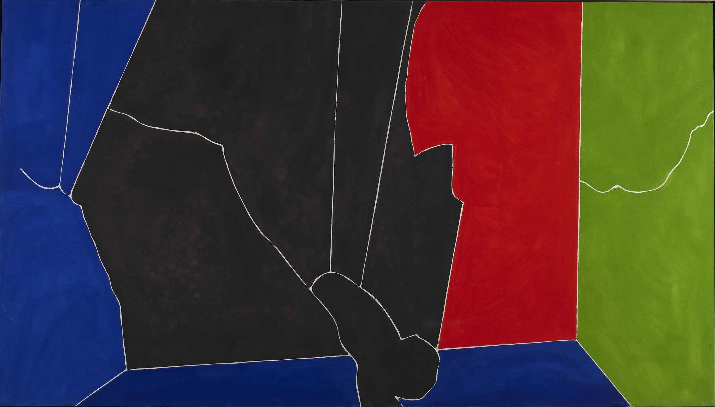 New Synthesis #26 , Acrylic on canvas, 1981, 48 x 84 inches