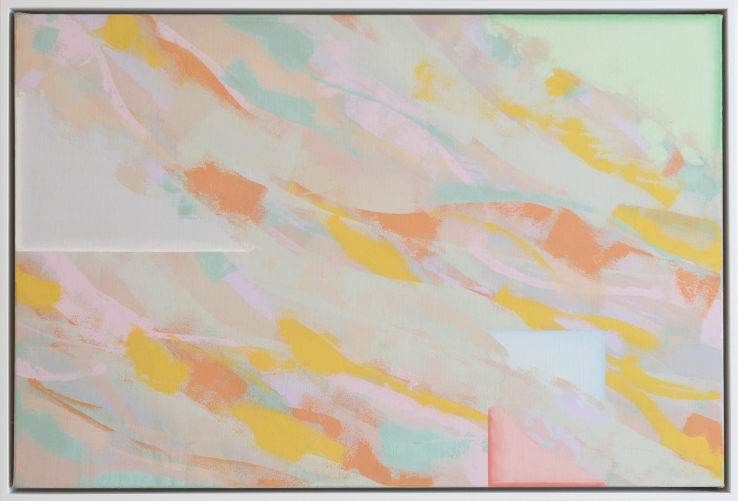 Driving Thru #5 , c. 1968, oil on canvas, 30 x 45 1/4 inches