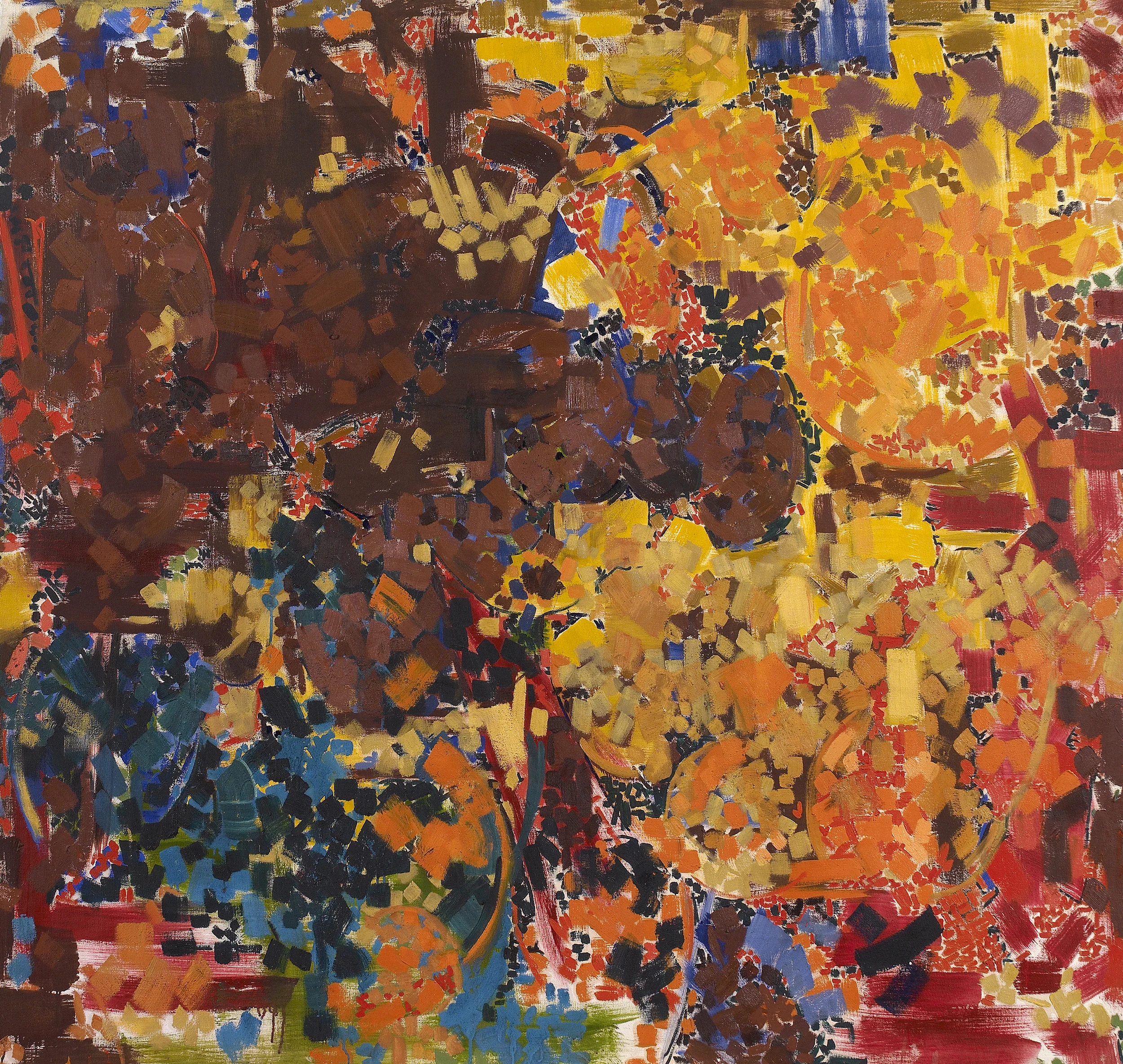 SOLD Machipongo, 1959 - 60 , oil on canvas, 58 x 61 inches
