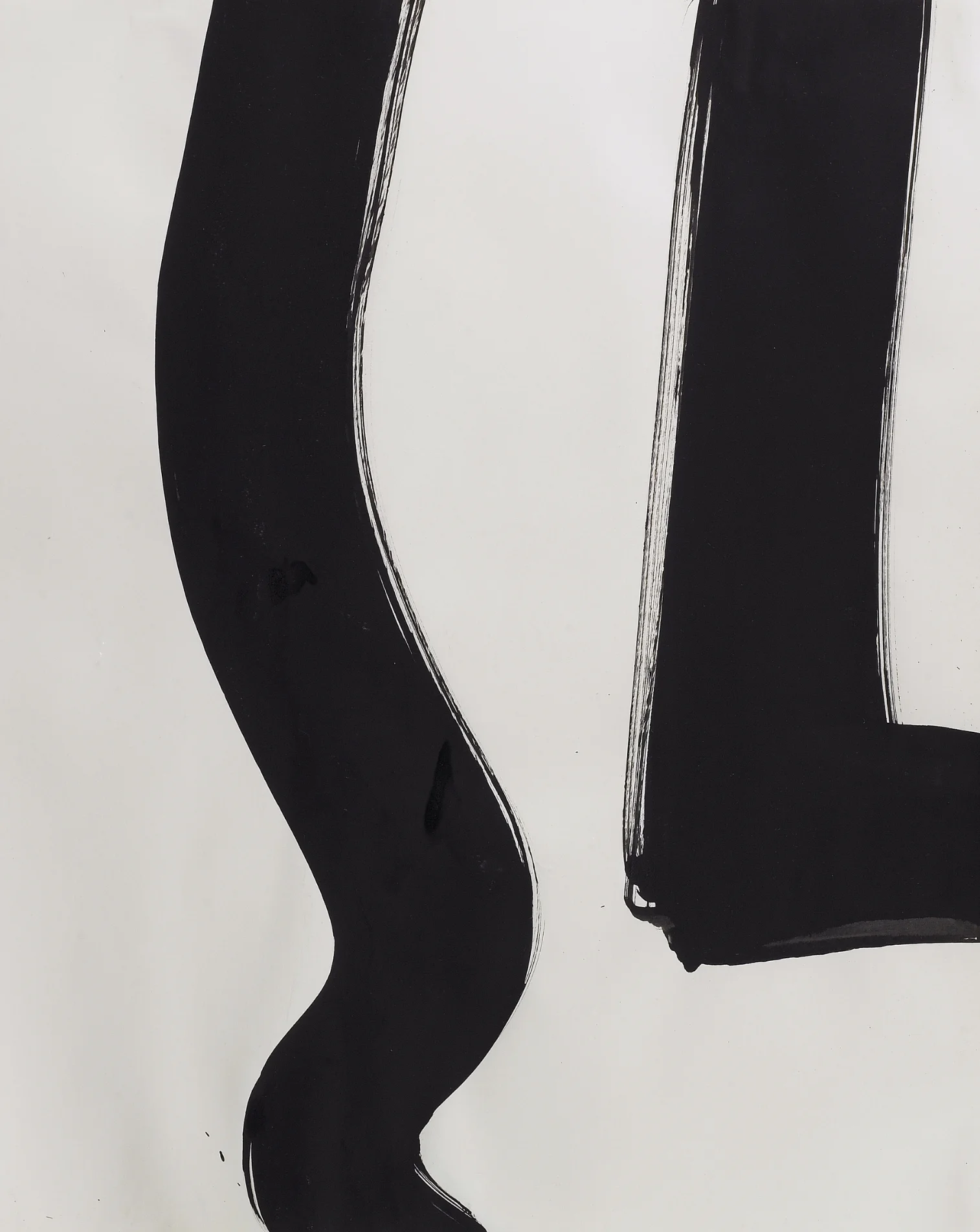 SOLD 67 - B21 , 1967, India ink on paper, 24 3/4 x 20 1/2 inches