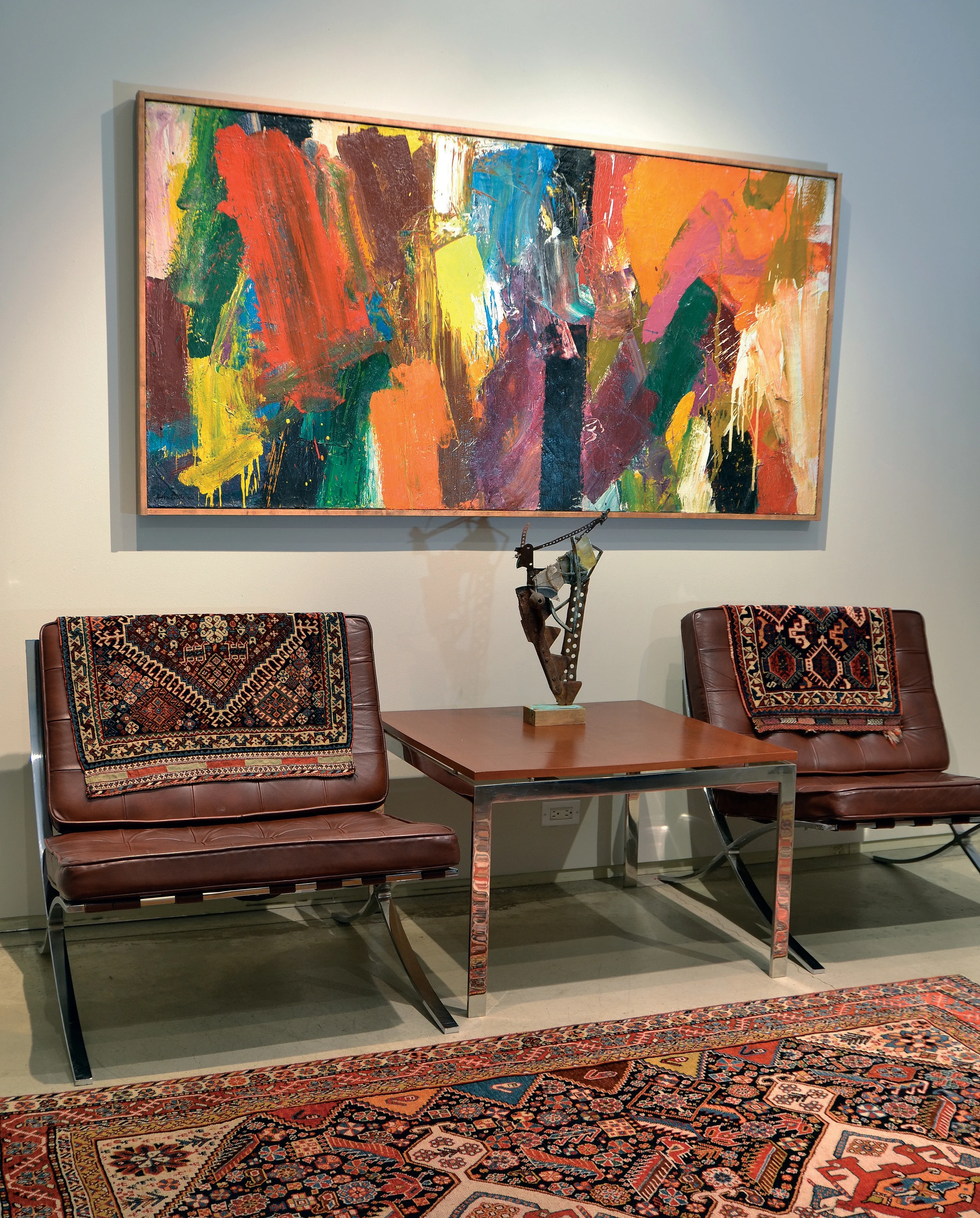 Earth Forms in situ at the McCormick Gallery, Chicago