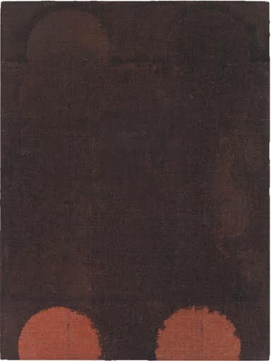 Red Wash (Bean Can), 2014 , acrylic and India ink on linen, 12 x 9 inches
