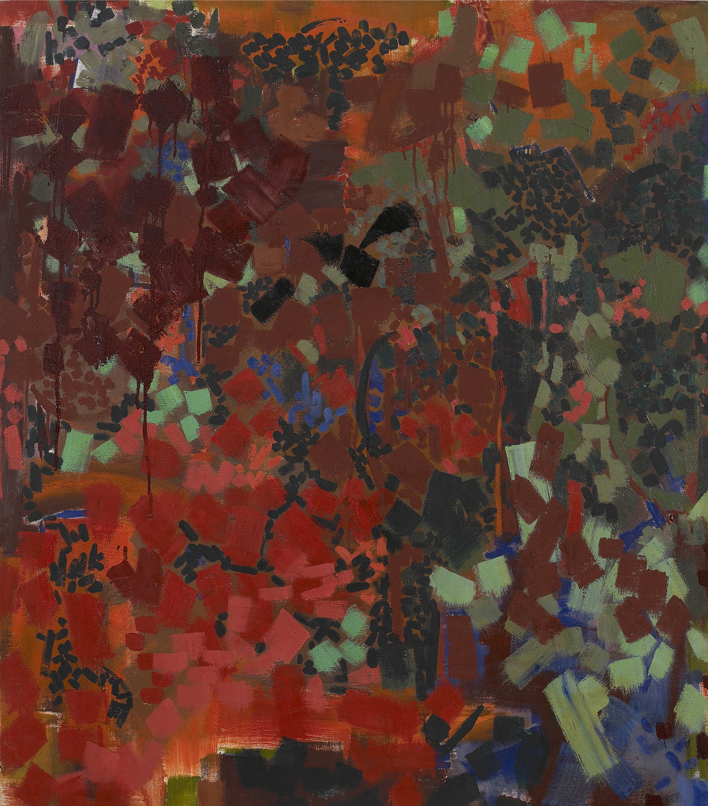 Frika 2 , 1960, oil on canvas, 42 x 36 inches 
