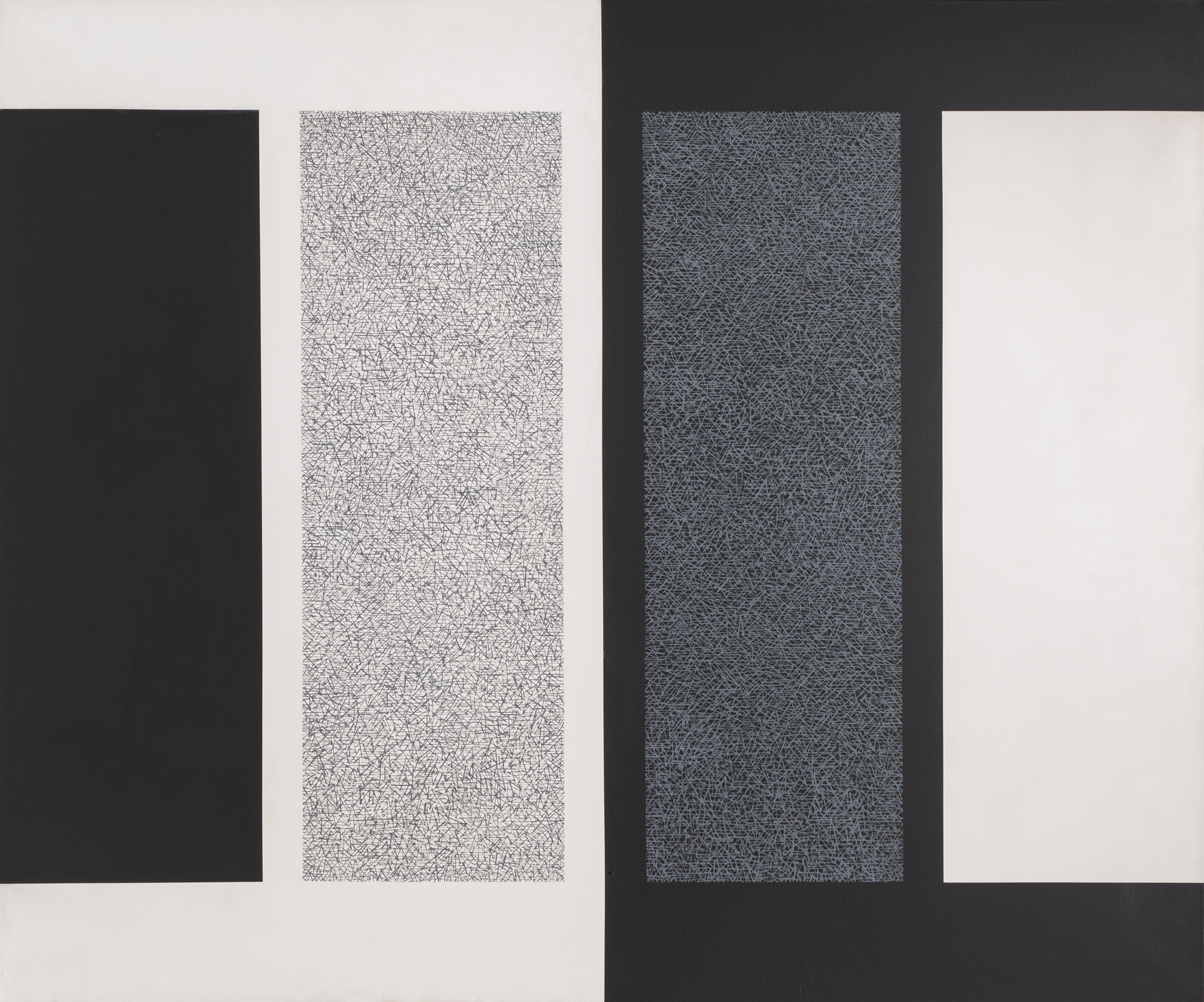Homage to the Immaculates, 1965 , acrylic on canvas, 50 x 60 inches