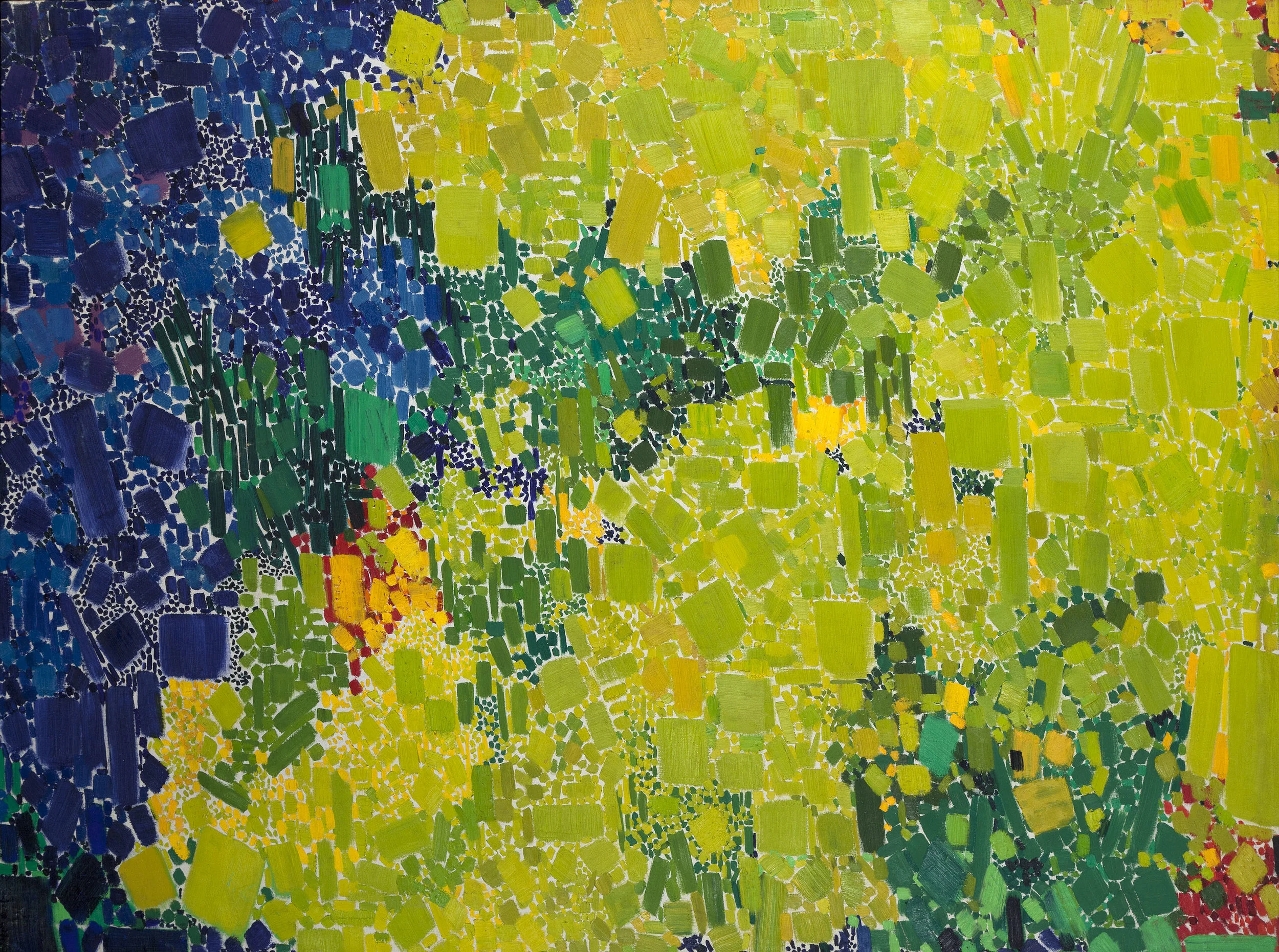 SOLD Grass Symphony, 1962 , oil on canvas, 50 x 68 inches