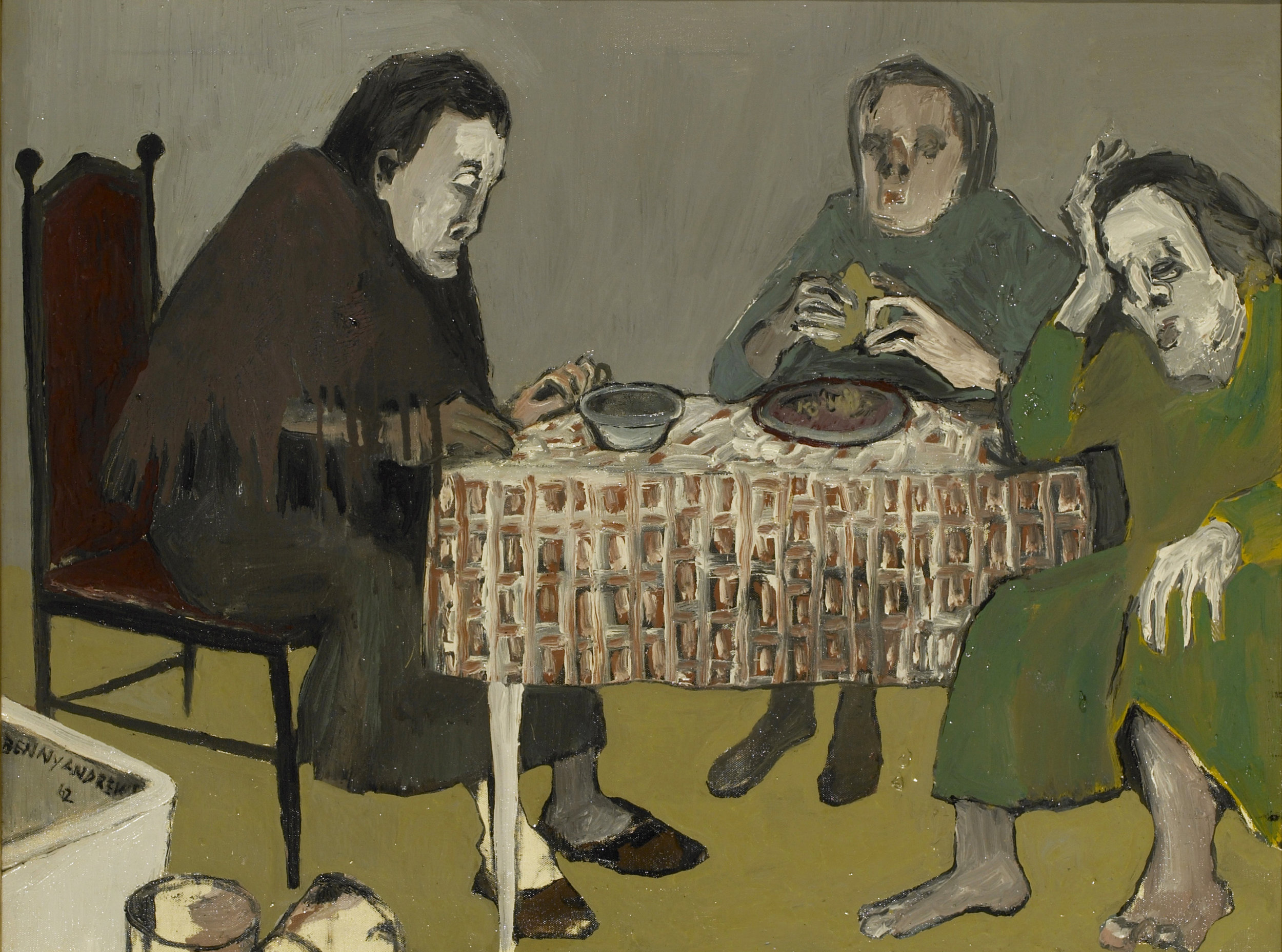 The Poor House, 1962 , oil on canvas, 20 x 26 inches