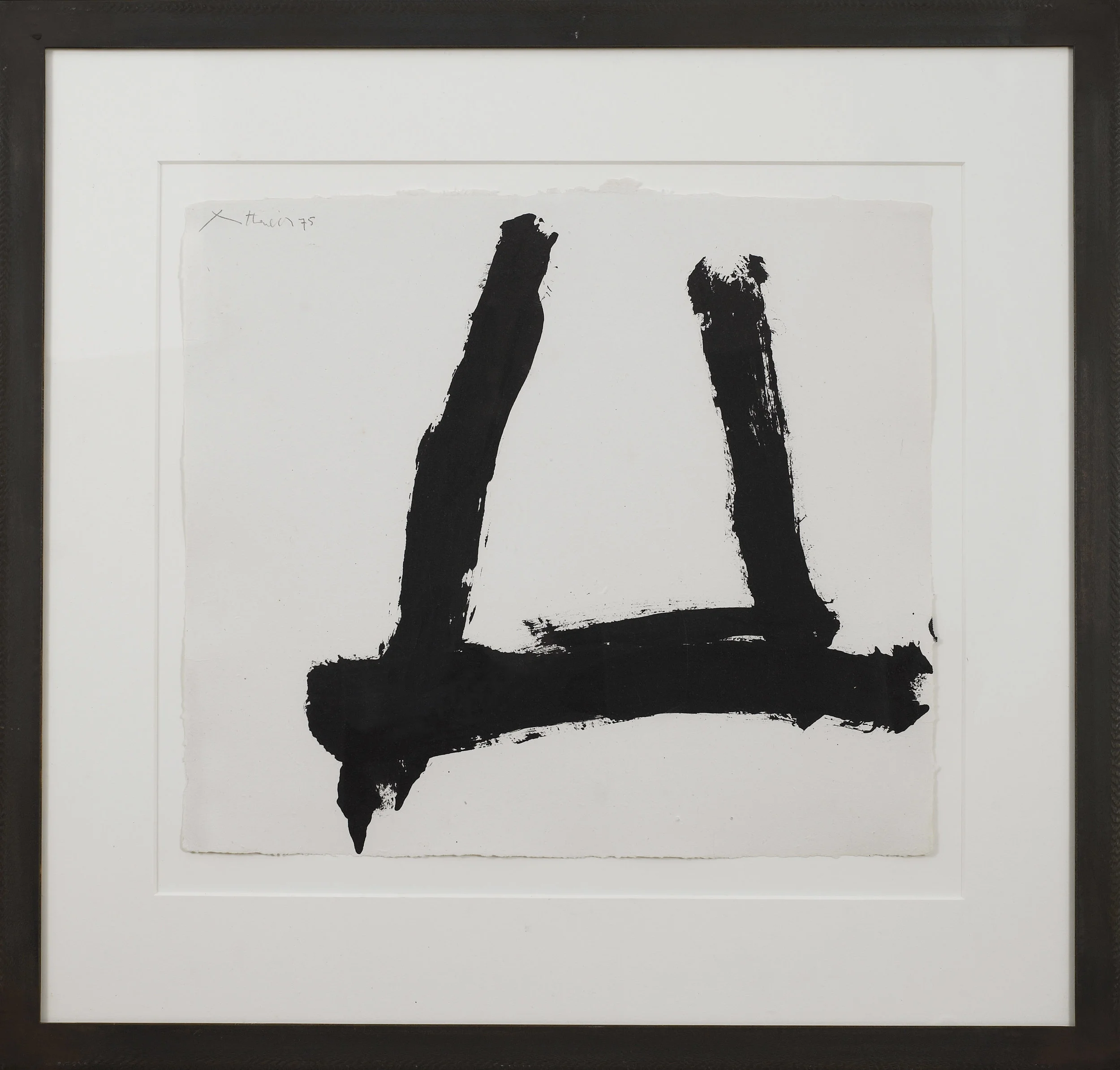Rough Open, 1975 , acrylic on paper, 20 x 22 1/2 inches
