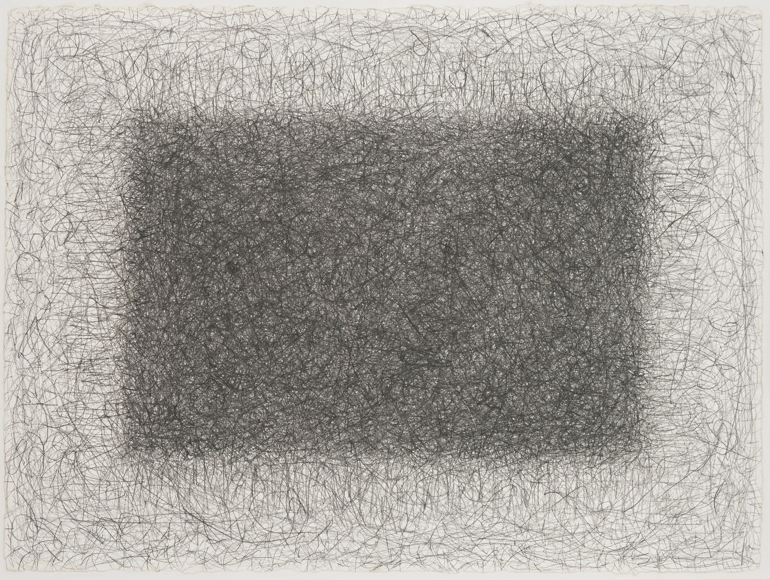 Richard Pousette-Dart , Untitled 1977 , graphite on heavy Arches paper, 22 1/2 x 30 3/8 inches