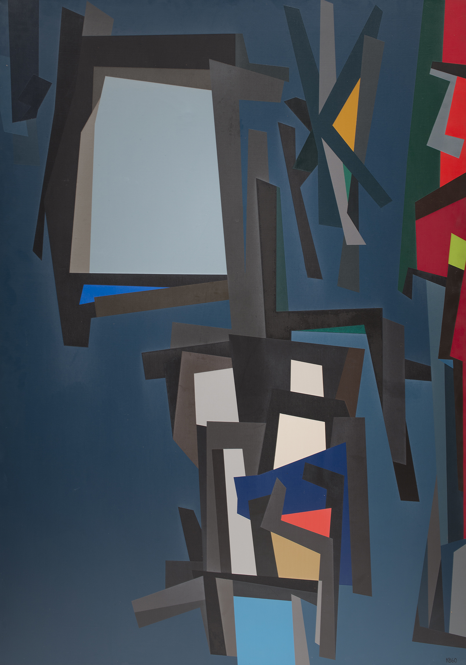 SOLD TG #24, 1960 , oil on canvas, 60 x 41 1/4 inches