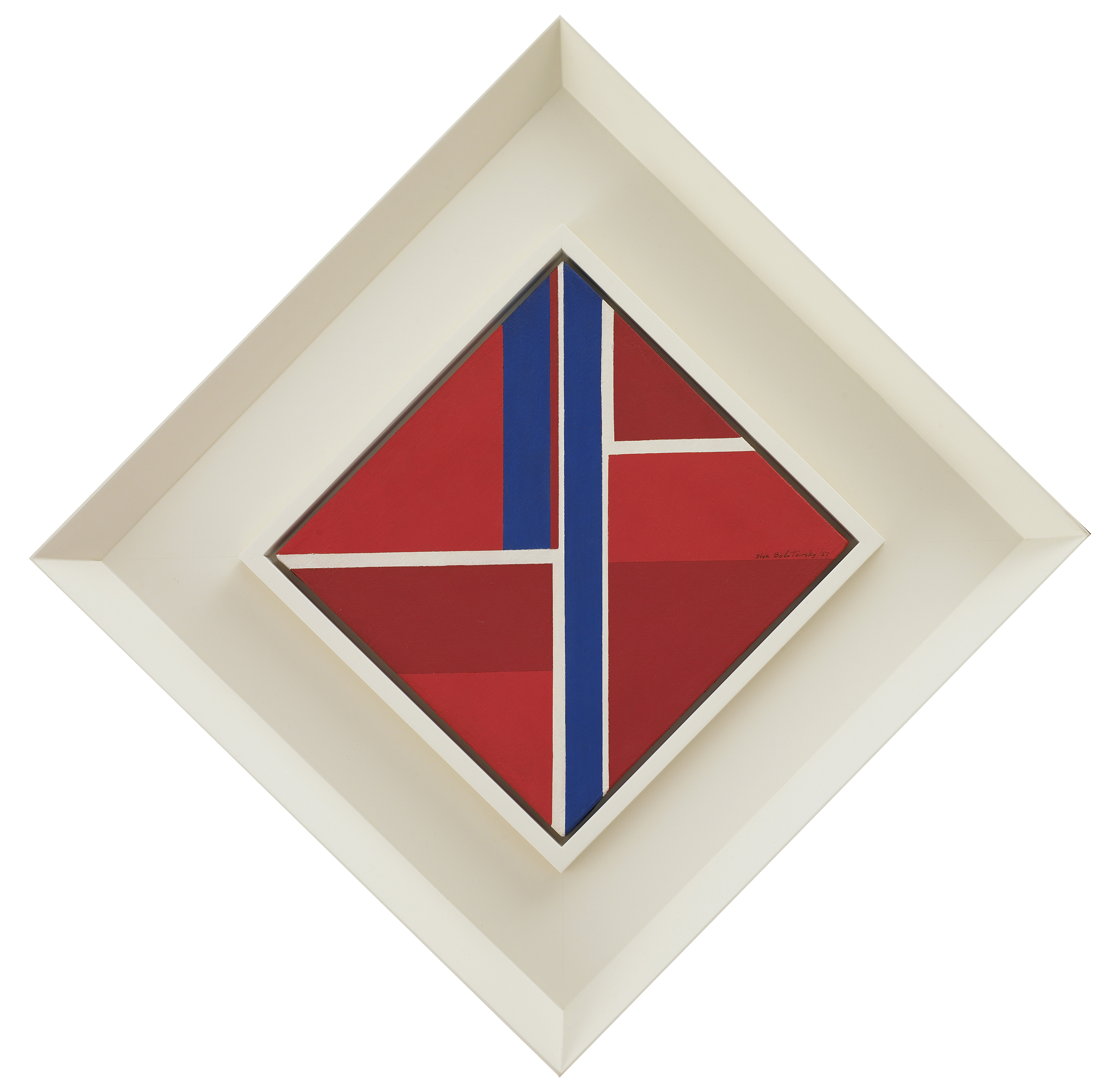 SOLD Untitled , 1967, oil on canvas, 12 x 12 inches