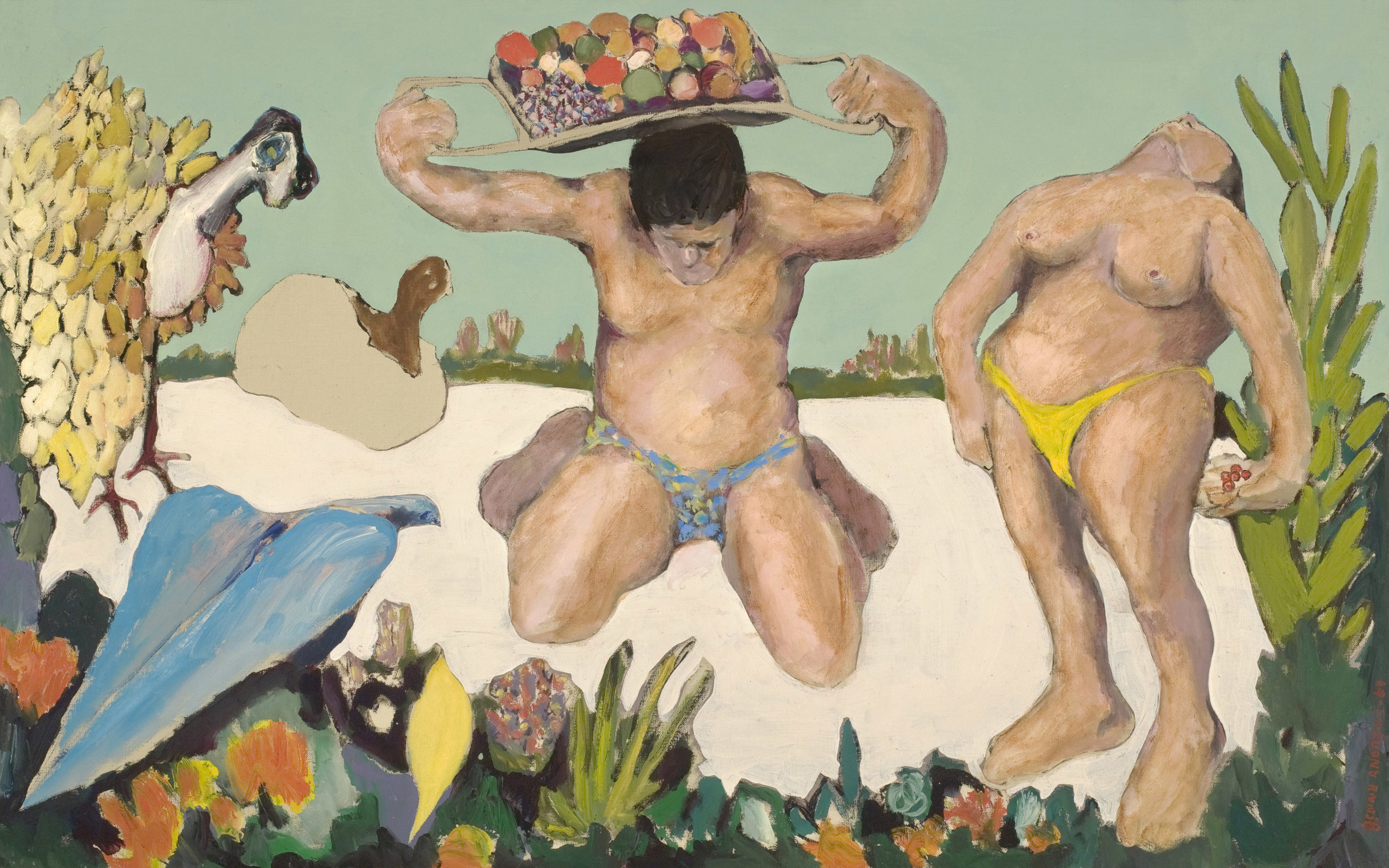 The Offering , 1964, oil on canvas, 24 1/2 x 38 1/2 inches