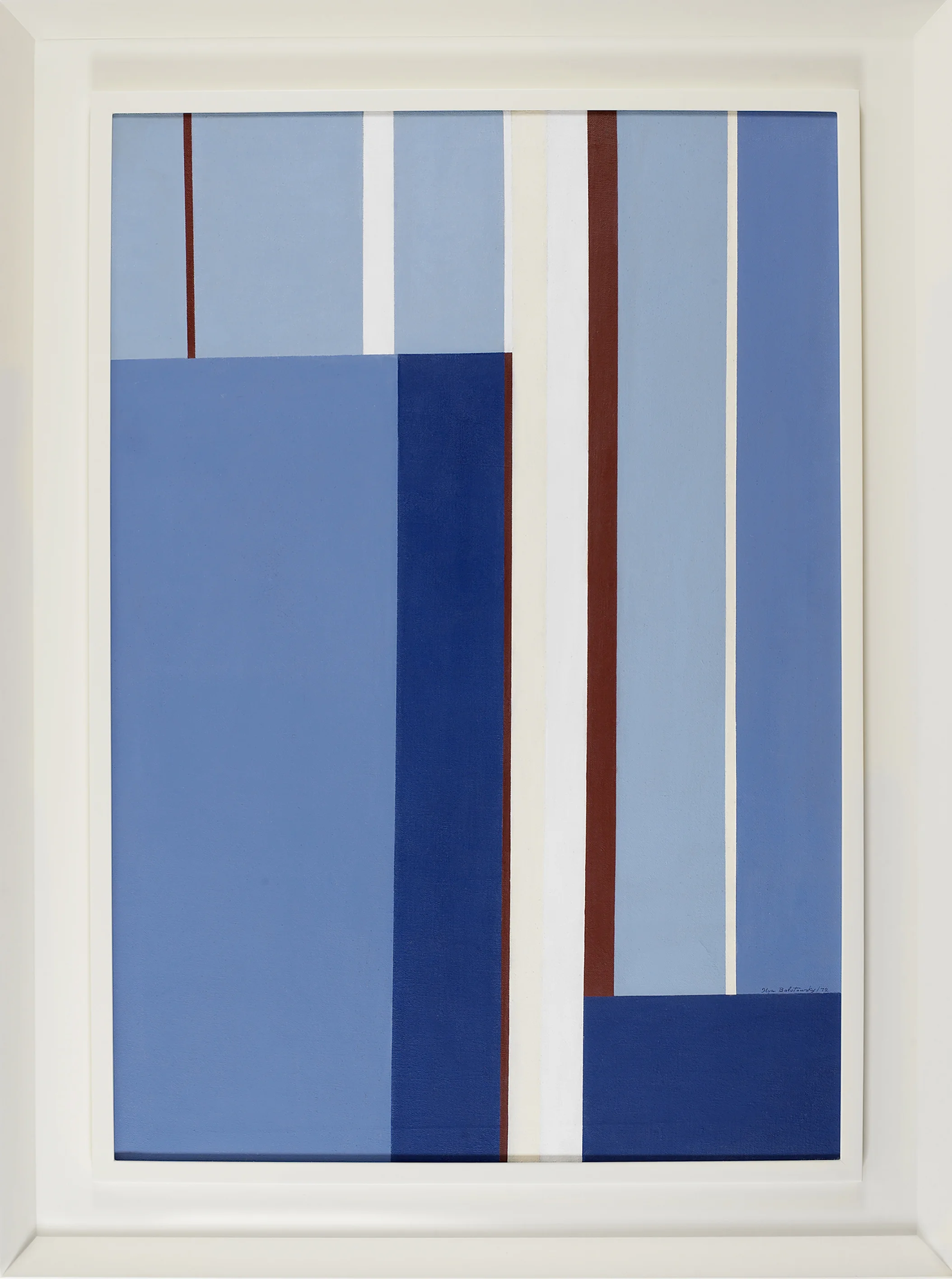SOLD Untitled, Oil on canvas, 1972, 40 x 28 inches