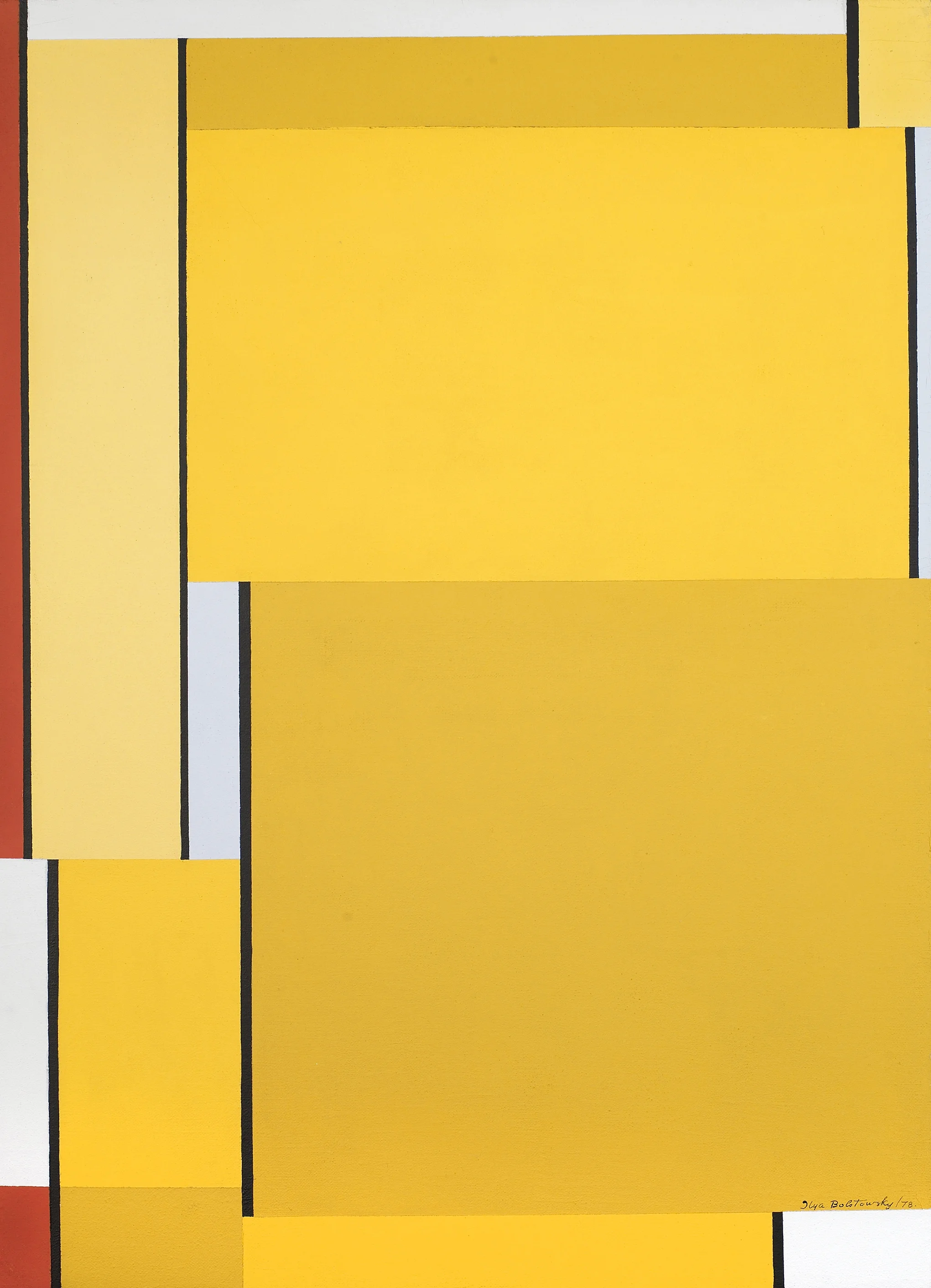 SOLD Untitled, Oil on canvas, 1978, 27 1/2 x 19 3/4 inches