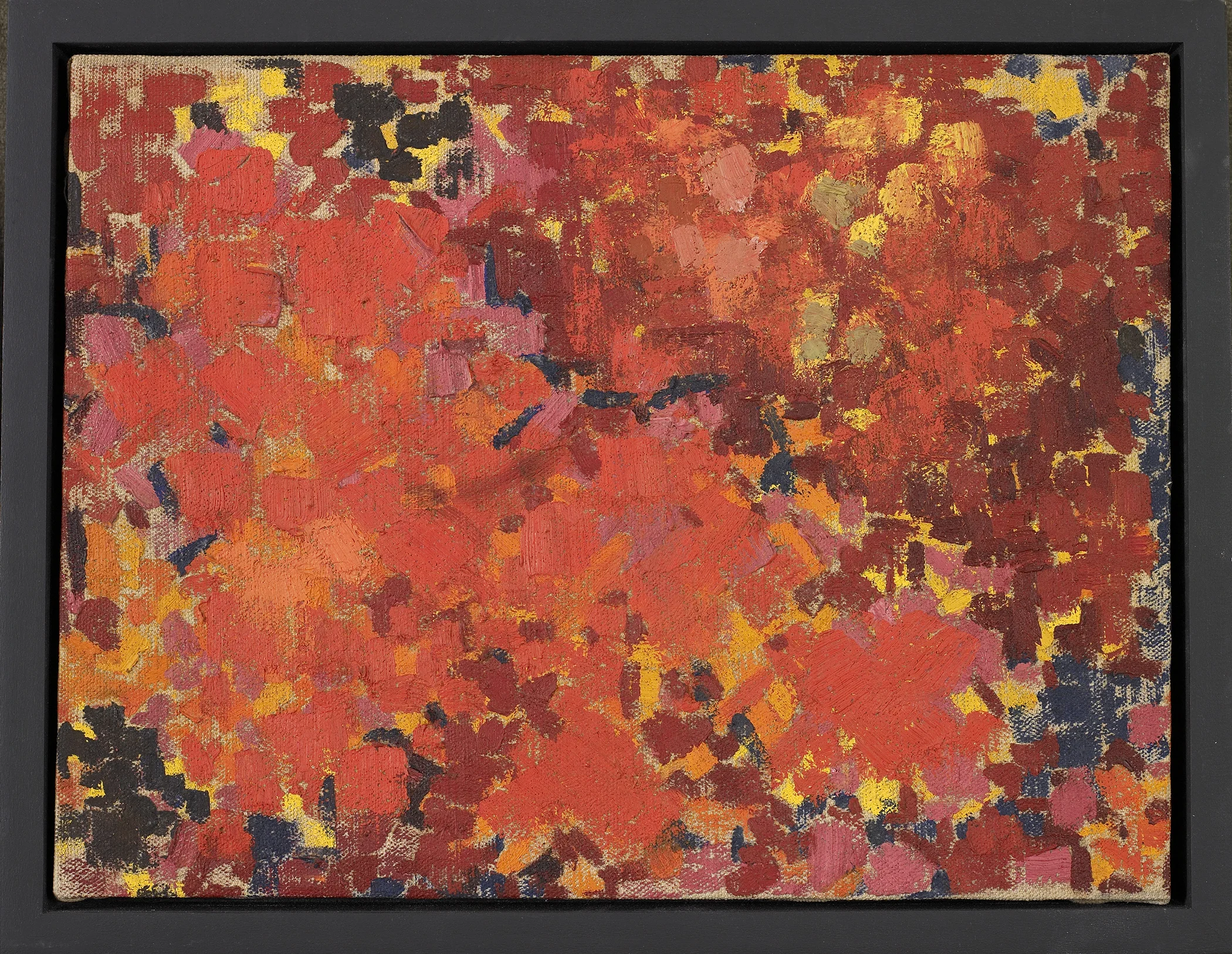 Matoaka Aflame , 1959, Oil on canvas, 9 1/2 x 12 1/2 inches