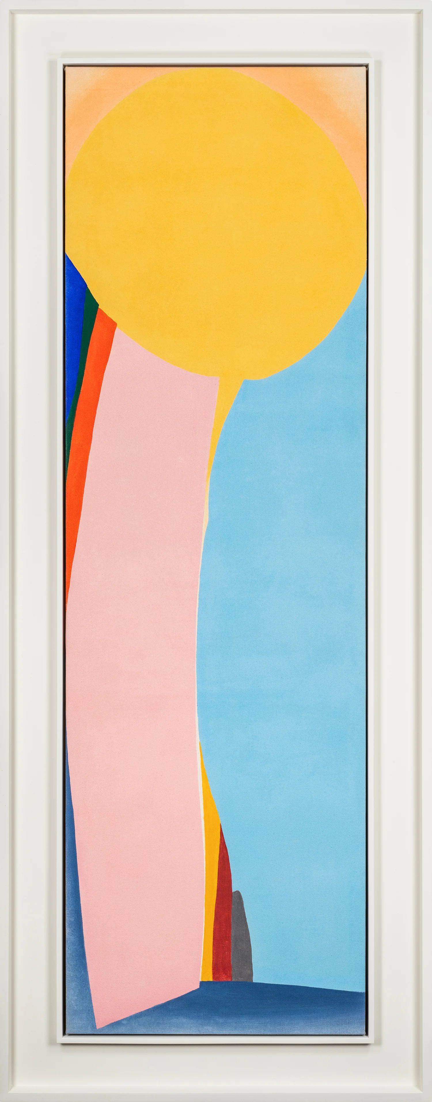 SOLD Astral, Acrylic on canvas, 1966, 71 x 22 inches