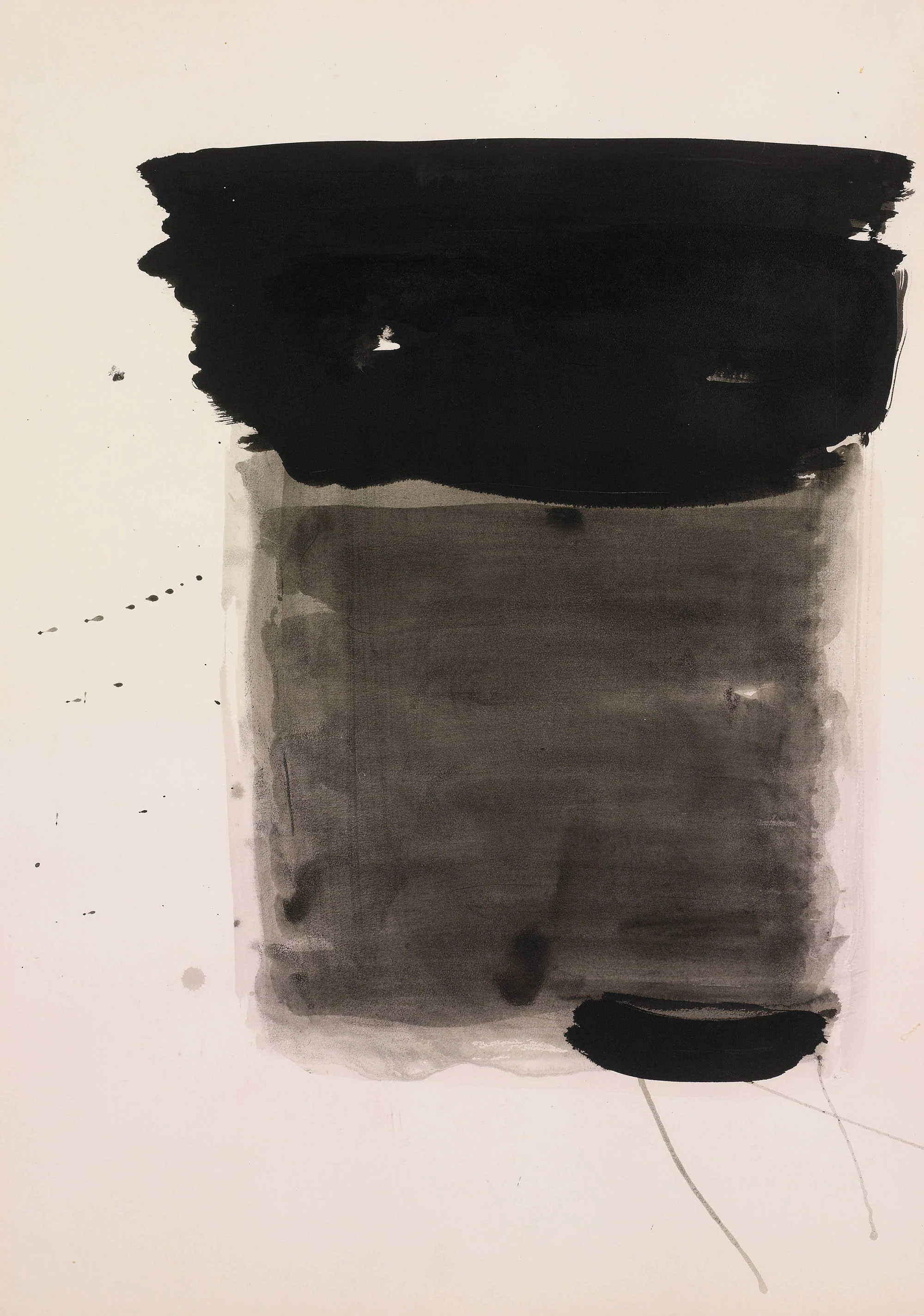 SOLD Untitled , 1950 , ink on paper, 32 3/8 x 22 7/8 inches