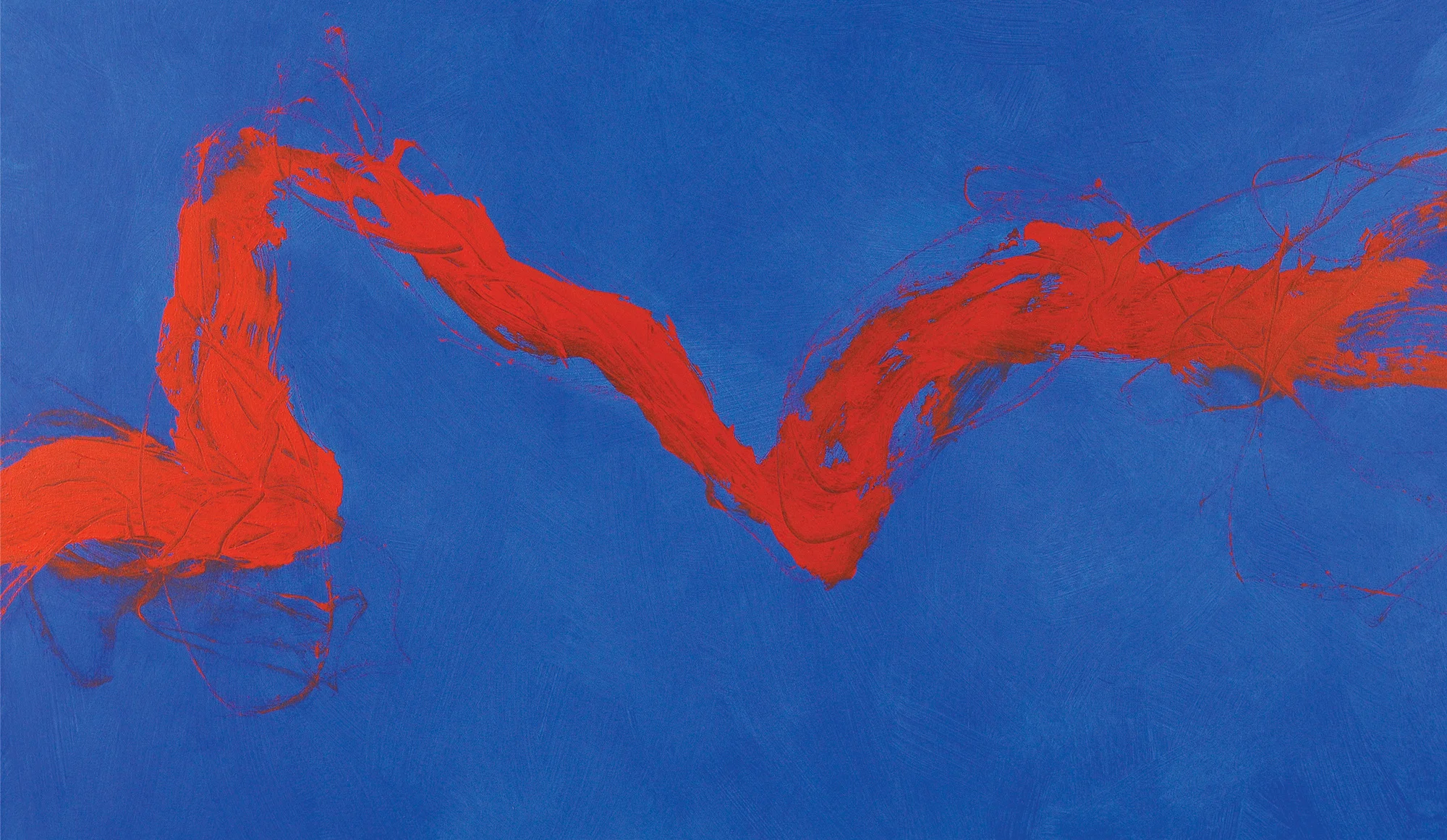 Considering All Possible Worlds #24, 1992 , acrylic on canvas, 42 1/8 x 70 inches