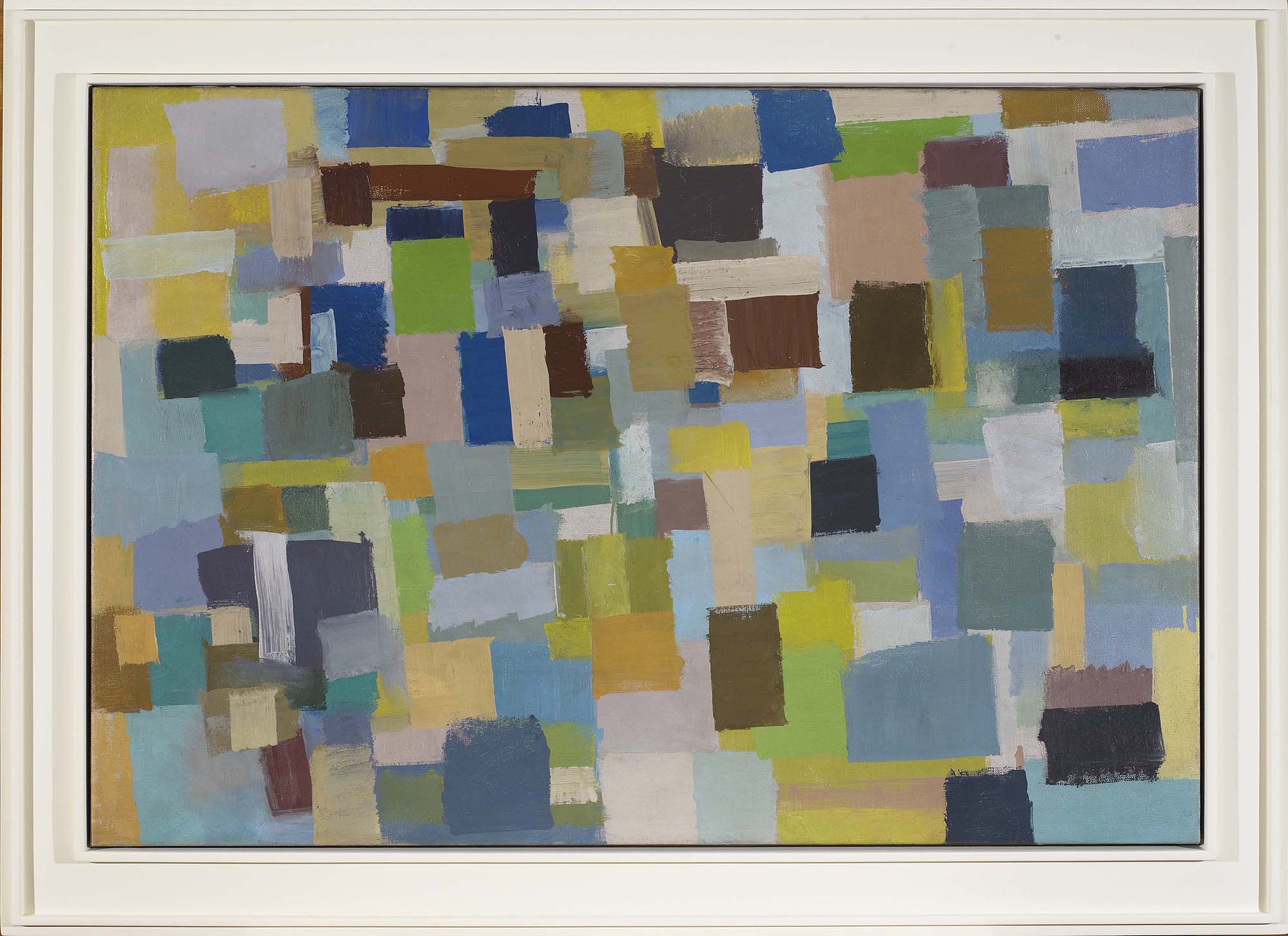 Untitled 1953 , oil on canvas, 28 x 41 inches