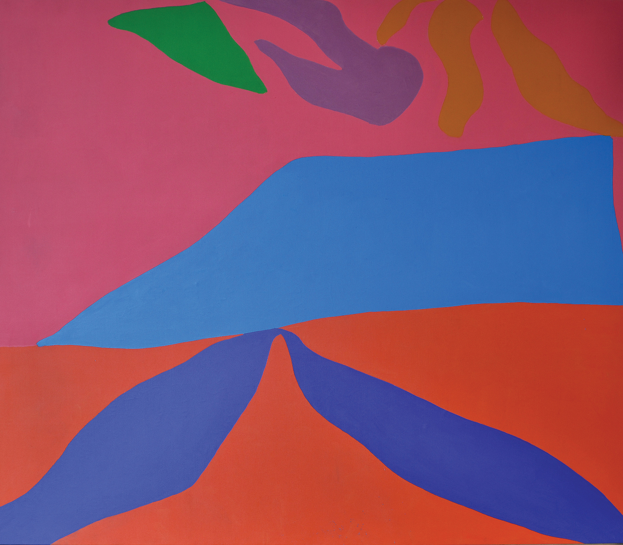 Untitled, 1967 , oil on canvas, 88 x 96 inches