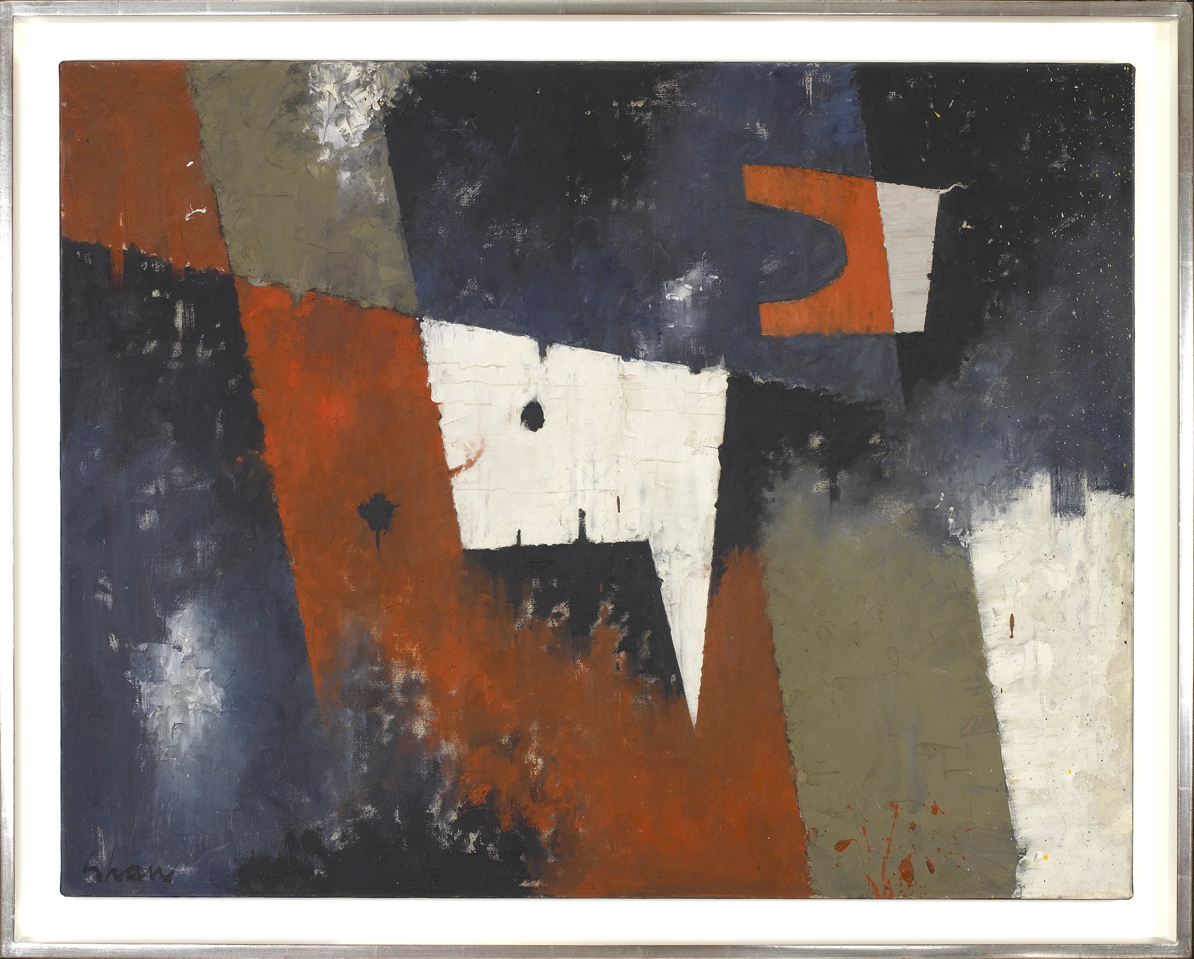SOLD Hail the Conquering Hero, Oil on canvas, 1956, 28 x 36 inches